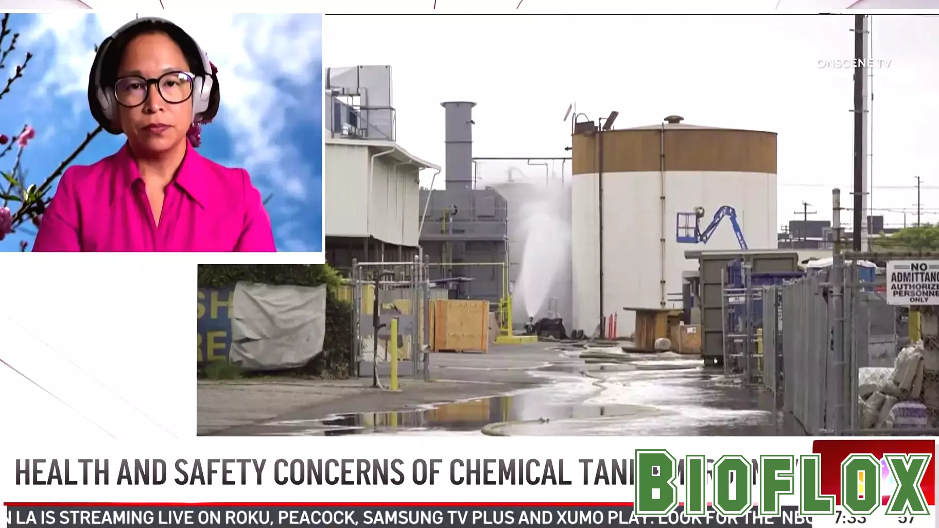 Chemist addresses health, safety concerns of chemical tank emergency