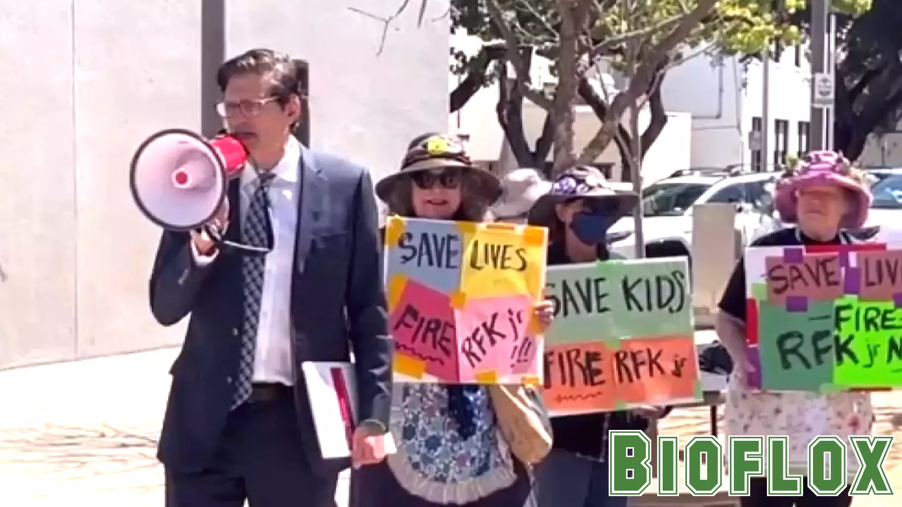 Community Rallies in Palo Alto Against Federal Health Funding Cuts