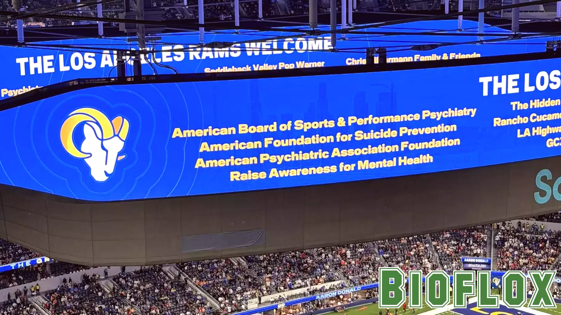 Inside the Rams’ Mental Health Awareness Game Day Activation