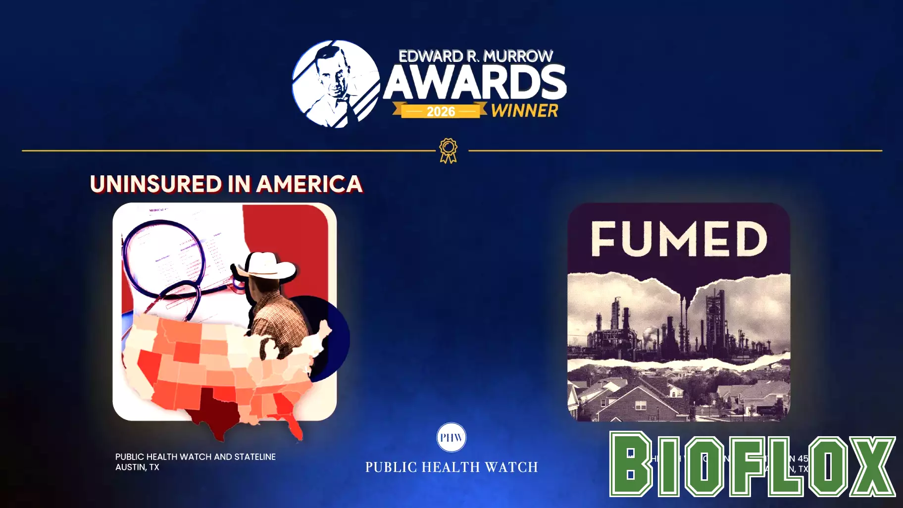 Public Health Watch Wins Two National Edward R. Murrow Awards
