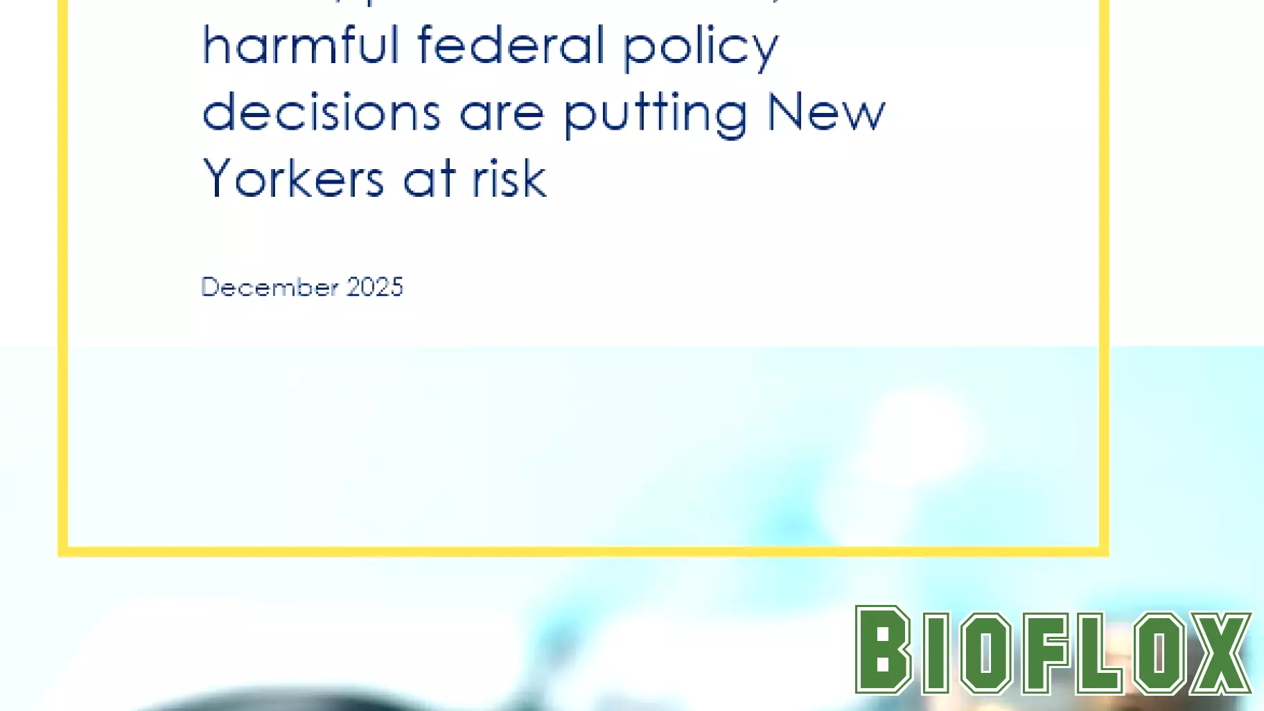 Rising Health Care Costs and Poor Outcomes Put New Yorkers at Risk