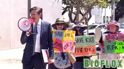 Community Rallies in Palo Alto Against Federal Health Funding Cuts