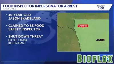Iowa Man Charged with Impersonating Health Inspector