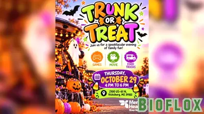 Merit Health River Region Hosts Annual Trunk or Treat Event